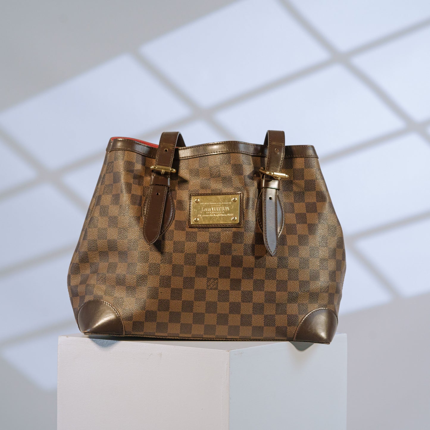 Louis Vuitton Damier Ebene Canvas Hampstead MM