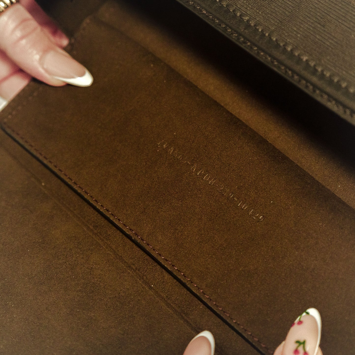 Fendi Leather Soft Trunk Baguette Bag