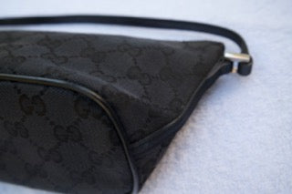 Gucci’s GG black monogram canvas
