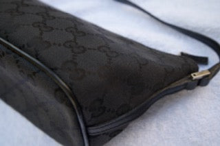 Gucci’s GG black monogram canvas