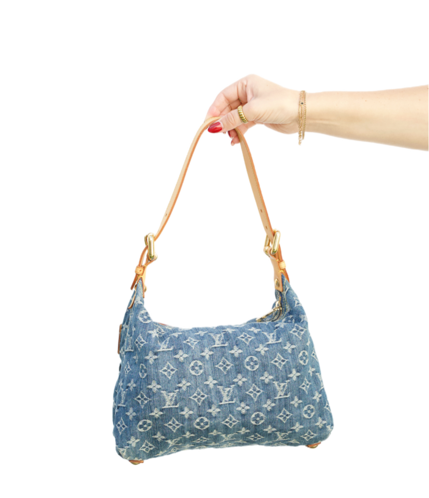 Louis Vuitton Monogram Denim Baggy PM Shoulder Bag
