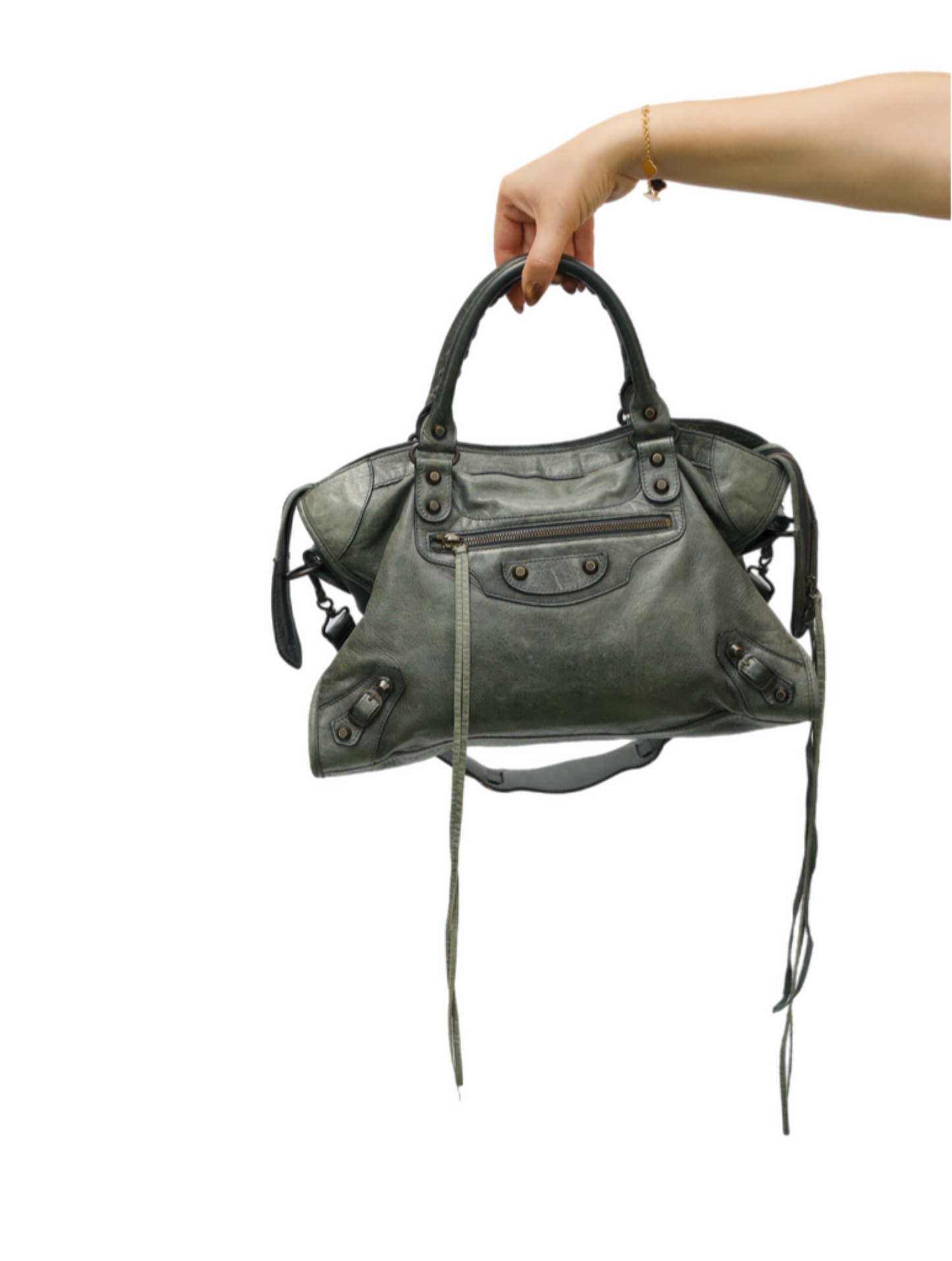 Balenciaga Agneau Classic Hardware City Bag