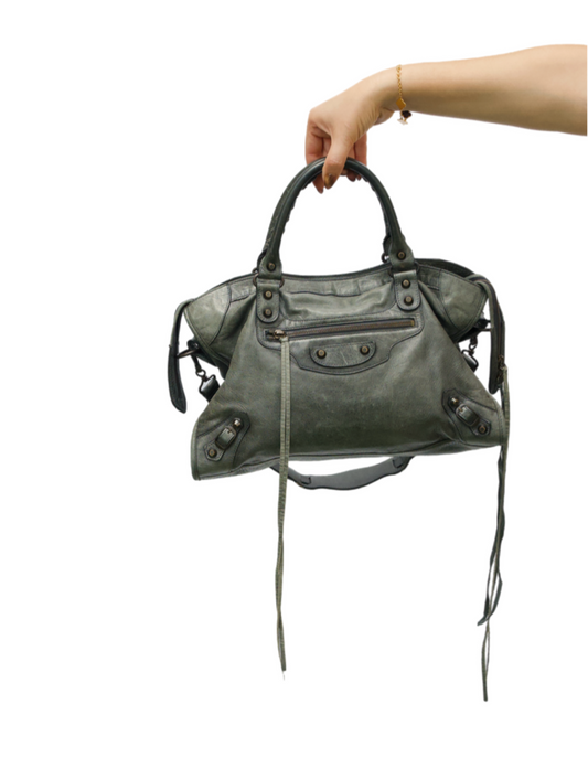 Balenciaga Agneau Classic Hardware City Bag