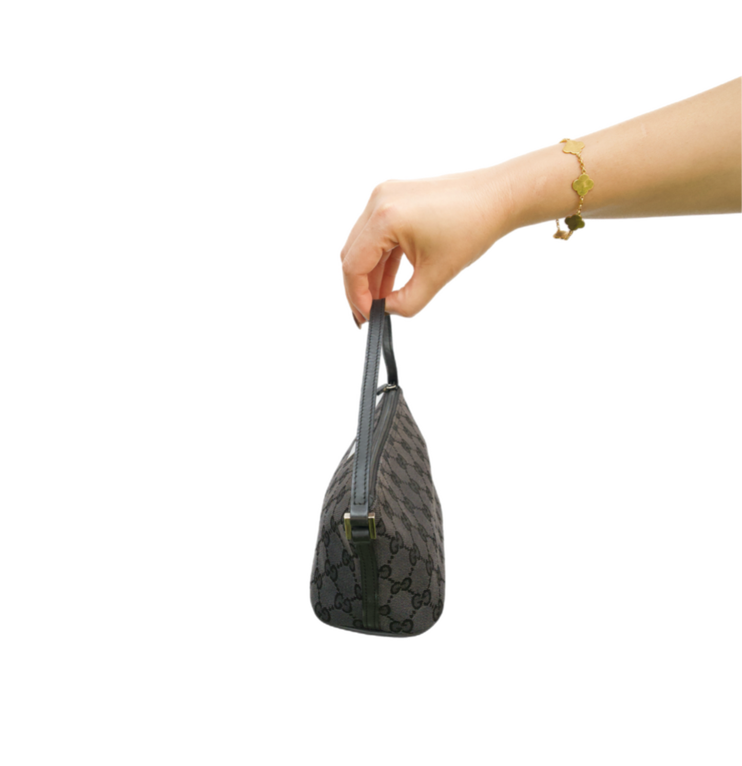 Gucci’s GG black monogram canvas