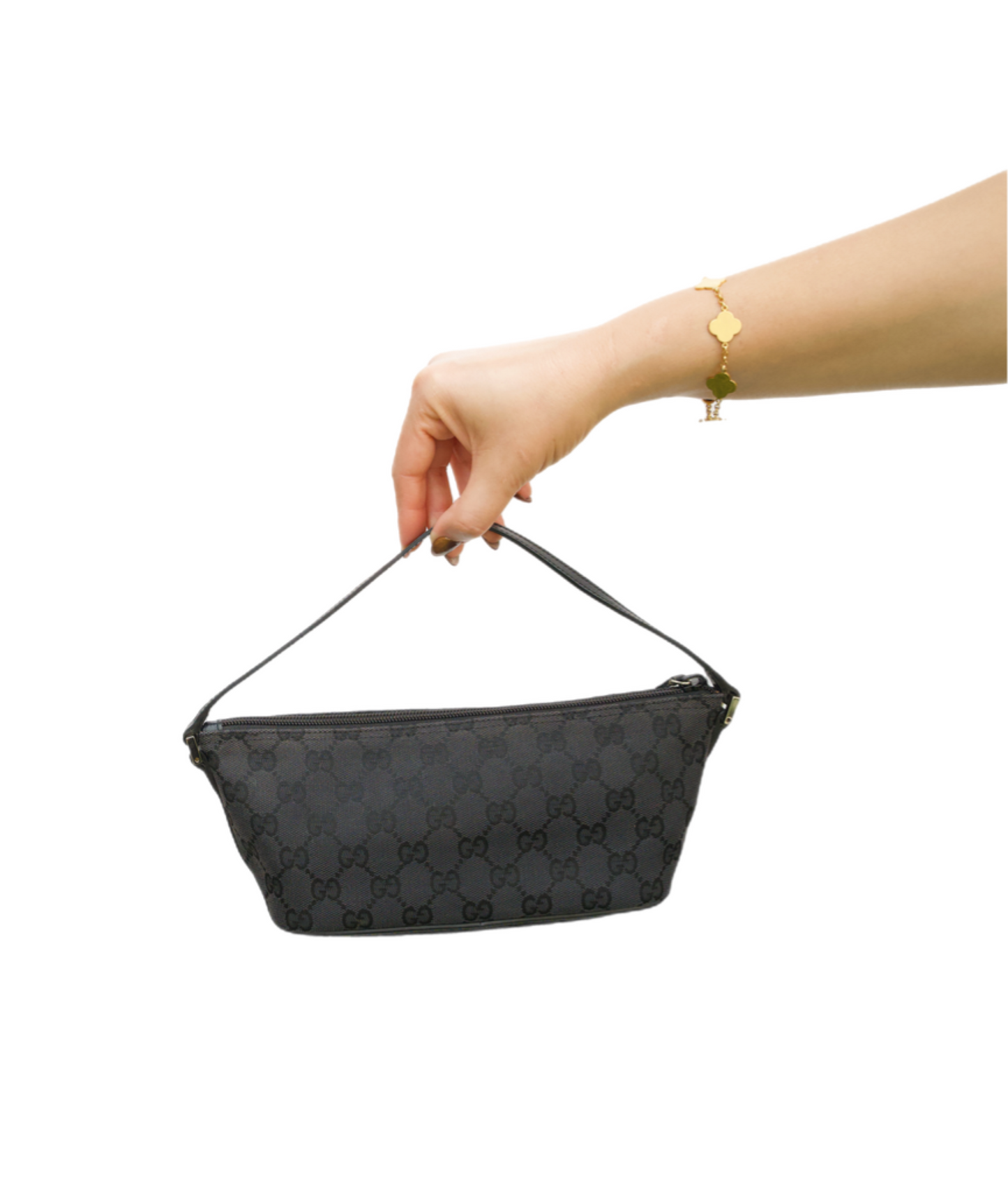 Gucci’s GG black monogram canvas