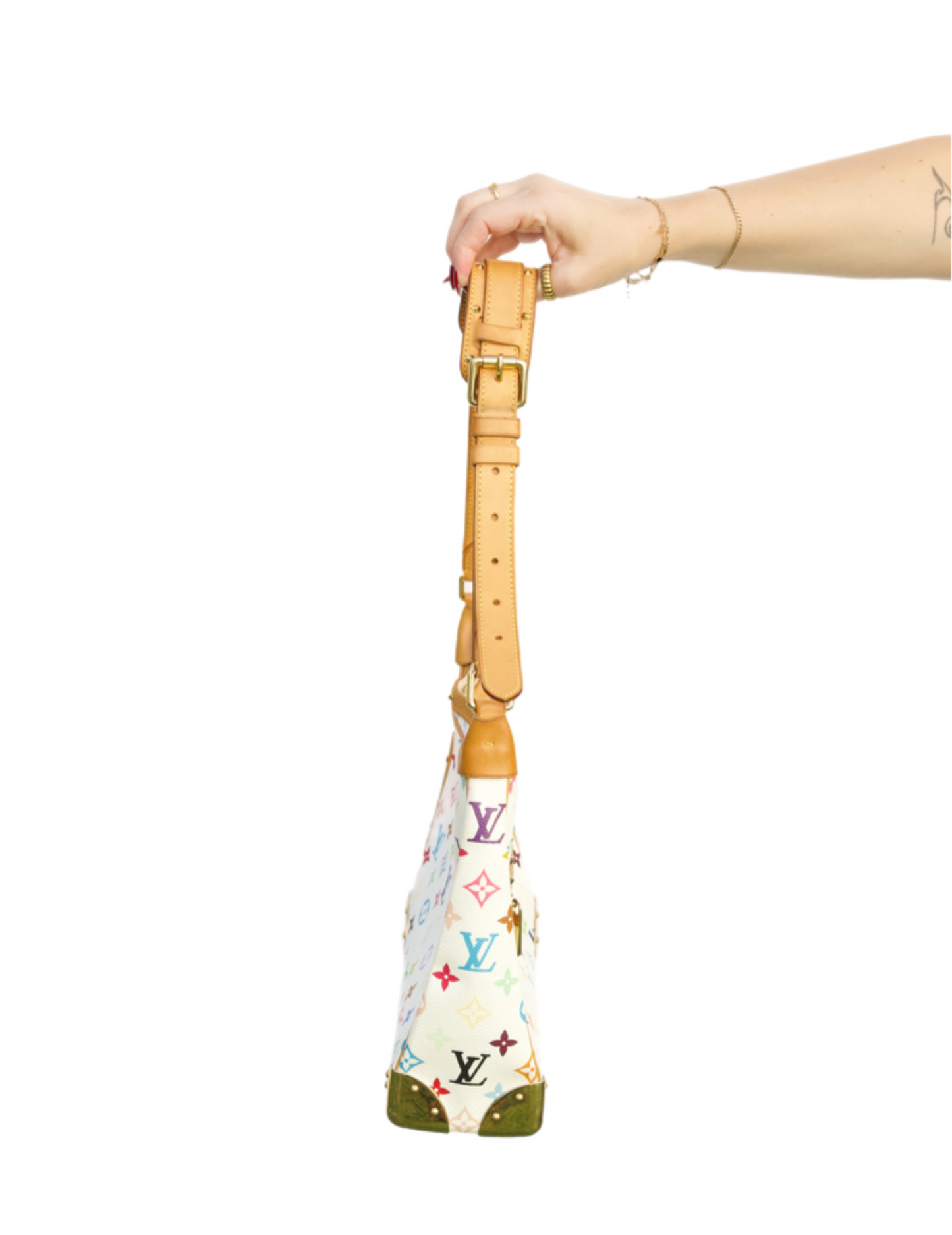 Louis Vuitton x Takashi Murakami Boulogne Multicolored Monogramed Bag