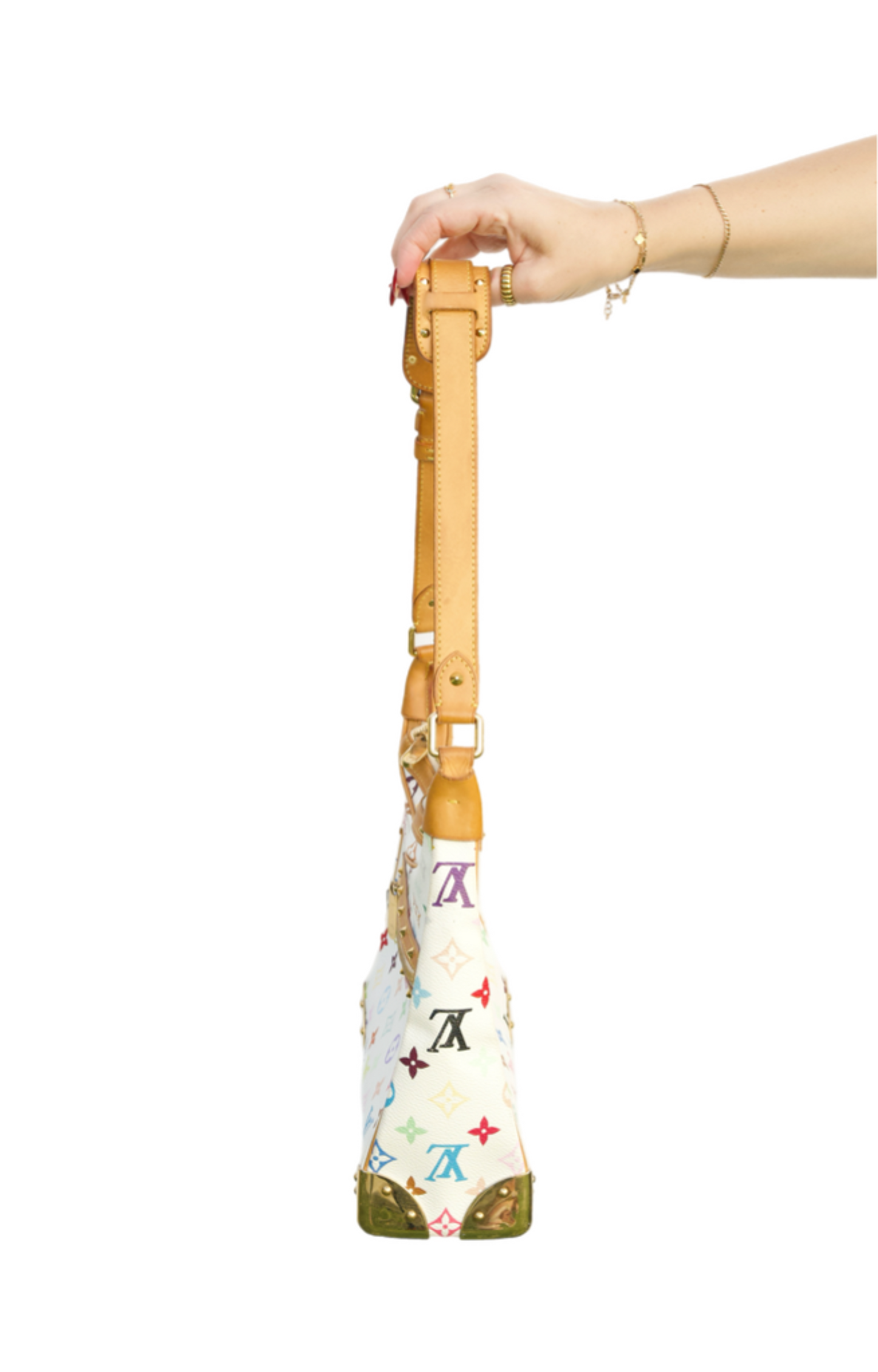 Louis Vuitton x Takashi Murakami Boulogne Multicolored Monogramed Bag