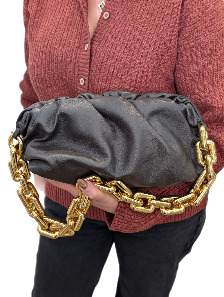 Bottega Veneta Calfskin Chain Pouch