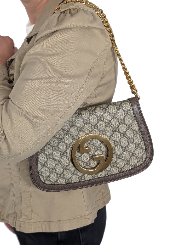 Gucci Blondie GG Supreme Shoulder Bag