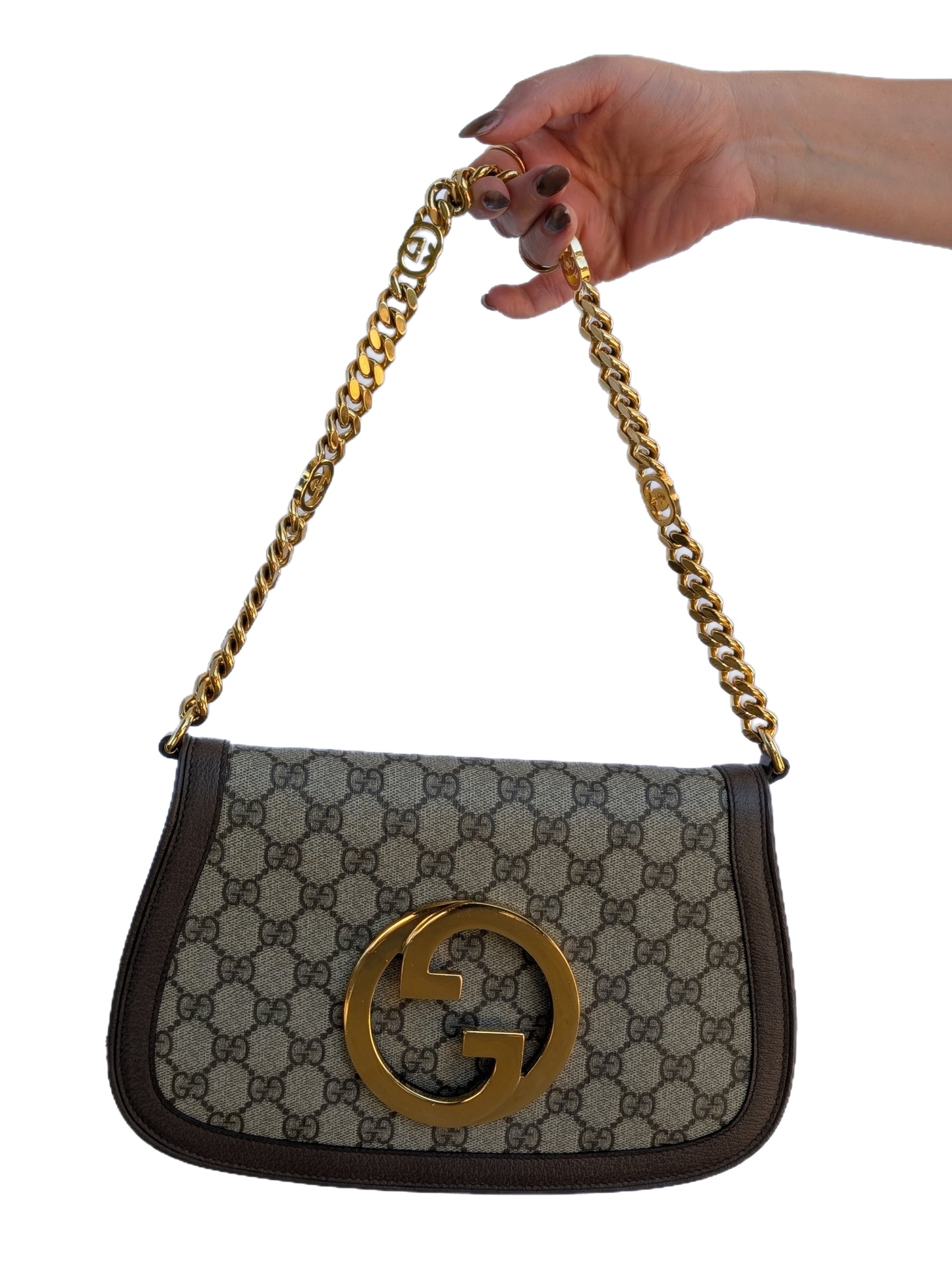 Gucci Blondie GG Supreme Shoulder Bag