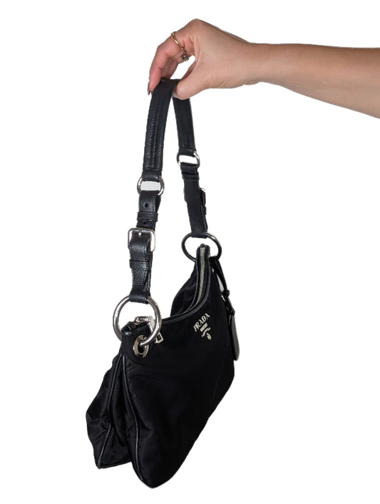 Prada Tessuto Nylon Hobo Bag