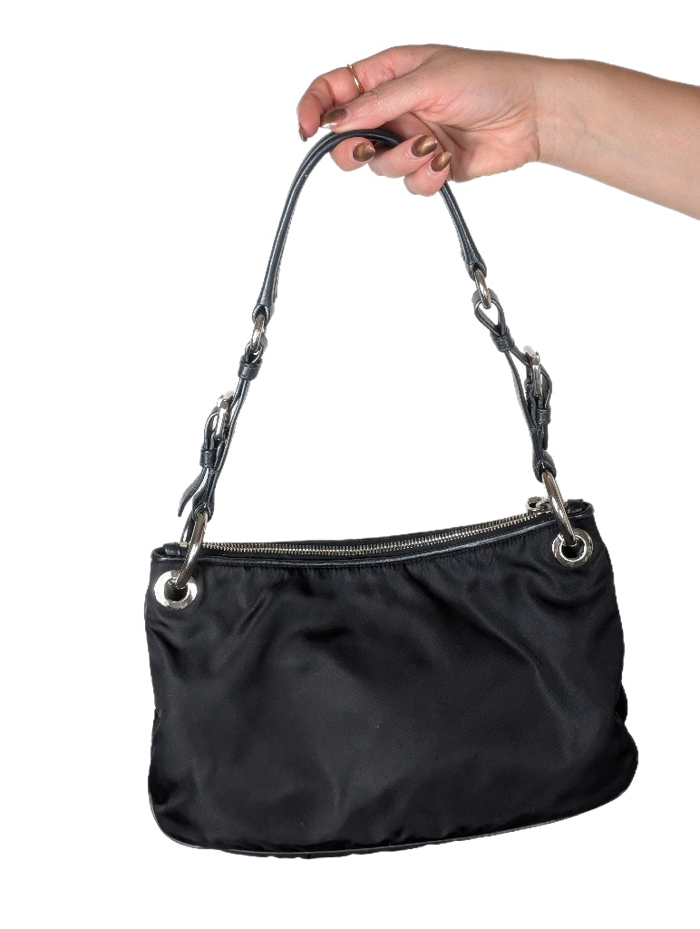 Prada Tessuto Nylon Hobo Bag