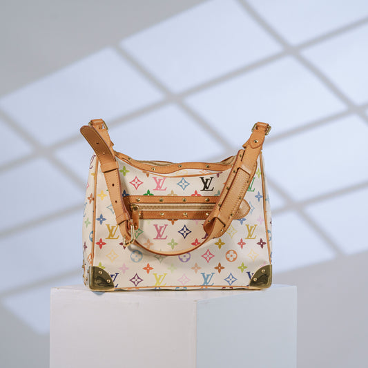 Louis Vuitton x Takashi Murakami Boulogne Multicolored Monogramed Bag