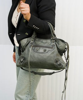 Balenciaga Agneau Classic Hardware City Bag