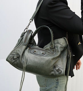 Balenciaga Agneau Classic Hardware City Bag