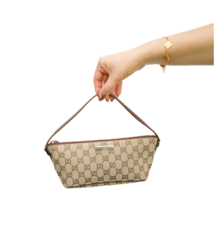 Gucci’s GG brown monogram canvas