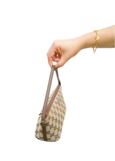 Gucci’s GG brown monogram canvas