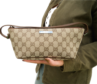 Gucci’s GG brown monogram canvas