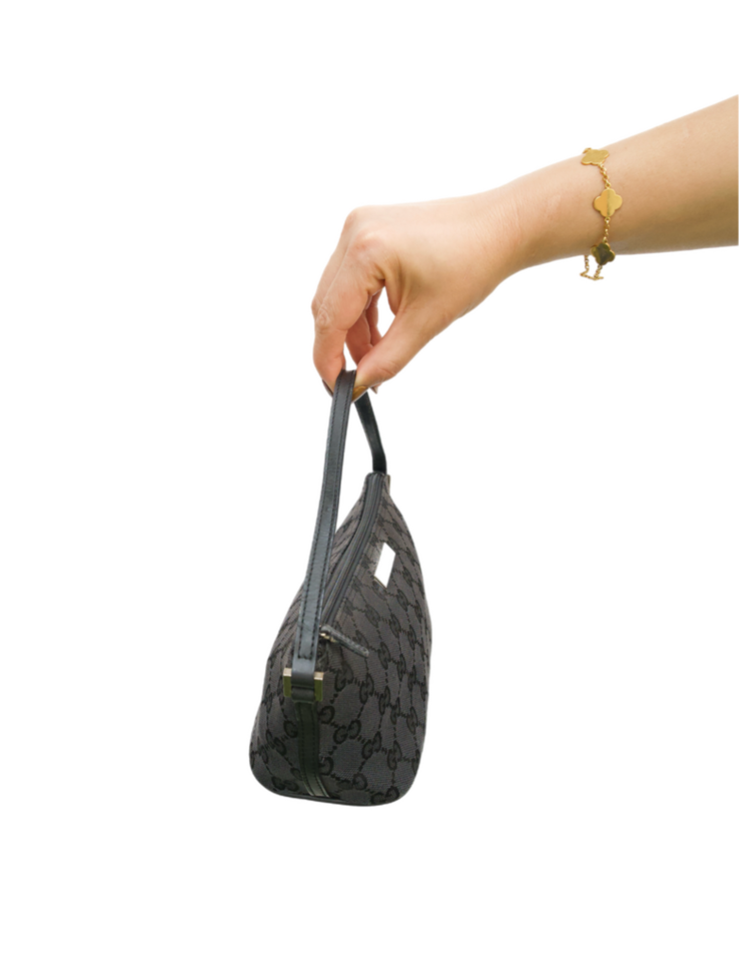 Gucci’s GG black monogram canvas
