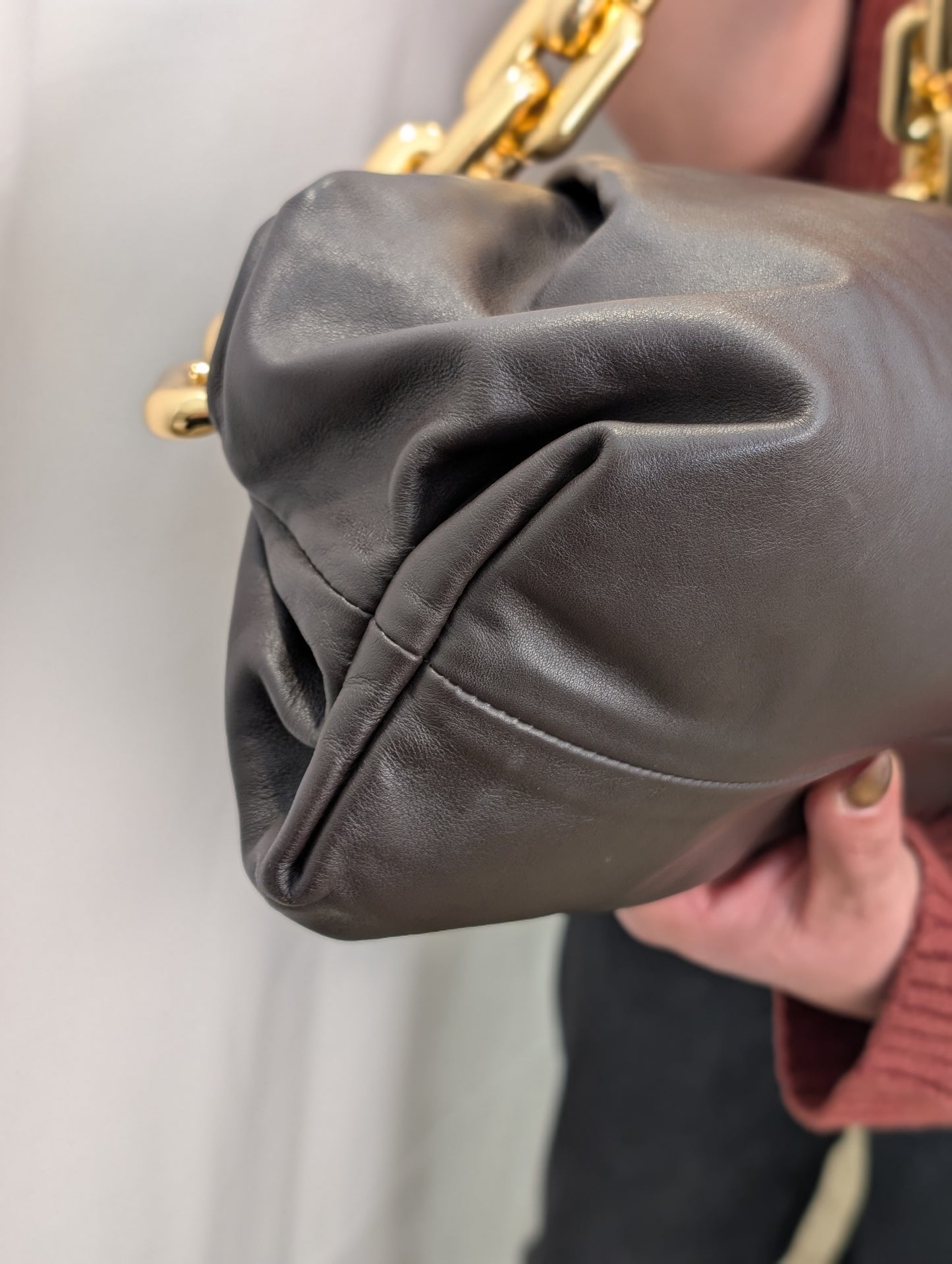 Bottega Veneta Calfskin Chain Pouch