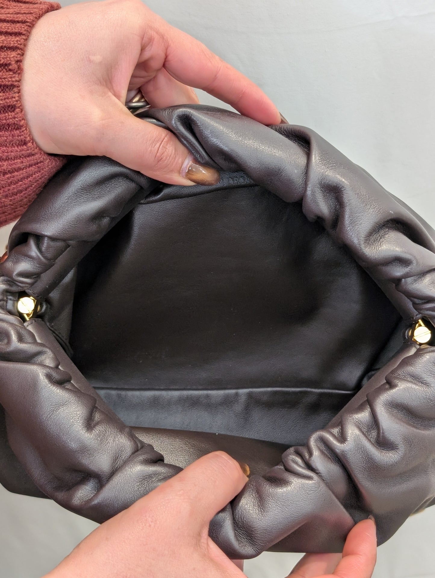 Bottega Veneta Calfskin Chain Pouch