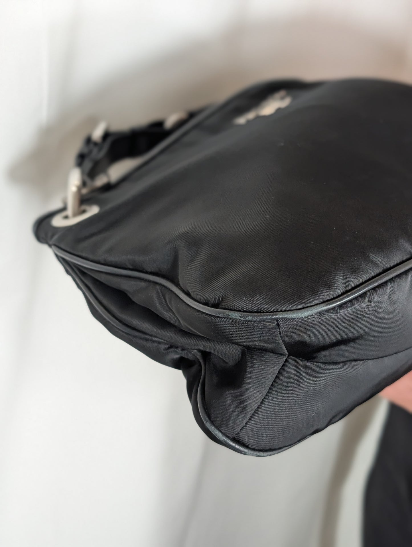 Prada Tessuto Nylon Hobo Bag