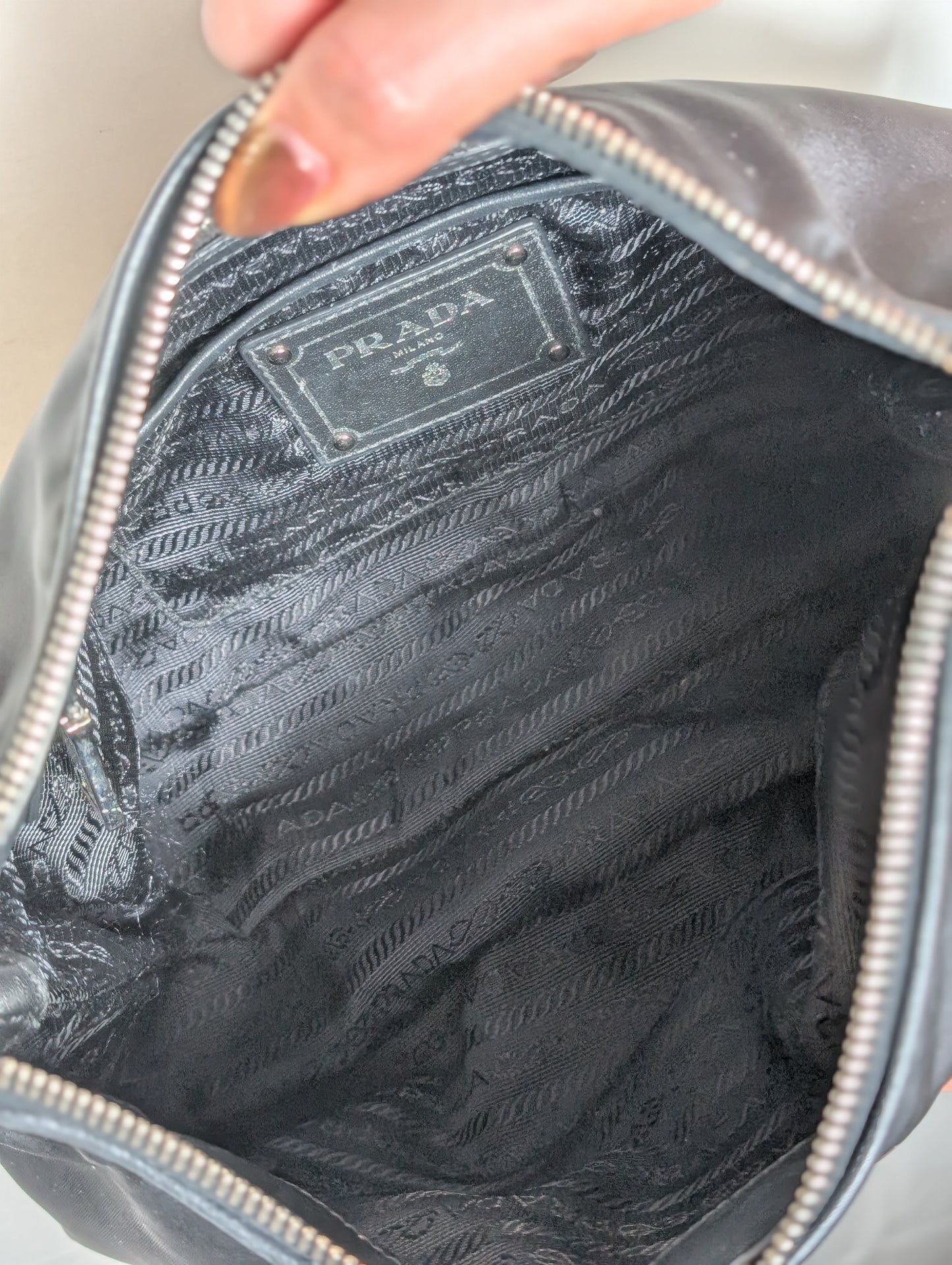 Prada Tessuto Nylon Hobo Bag