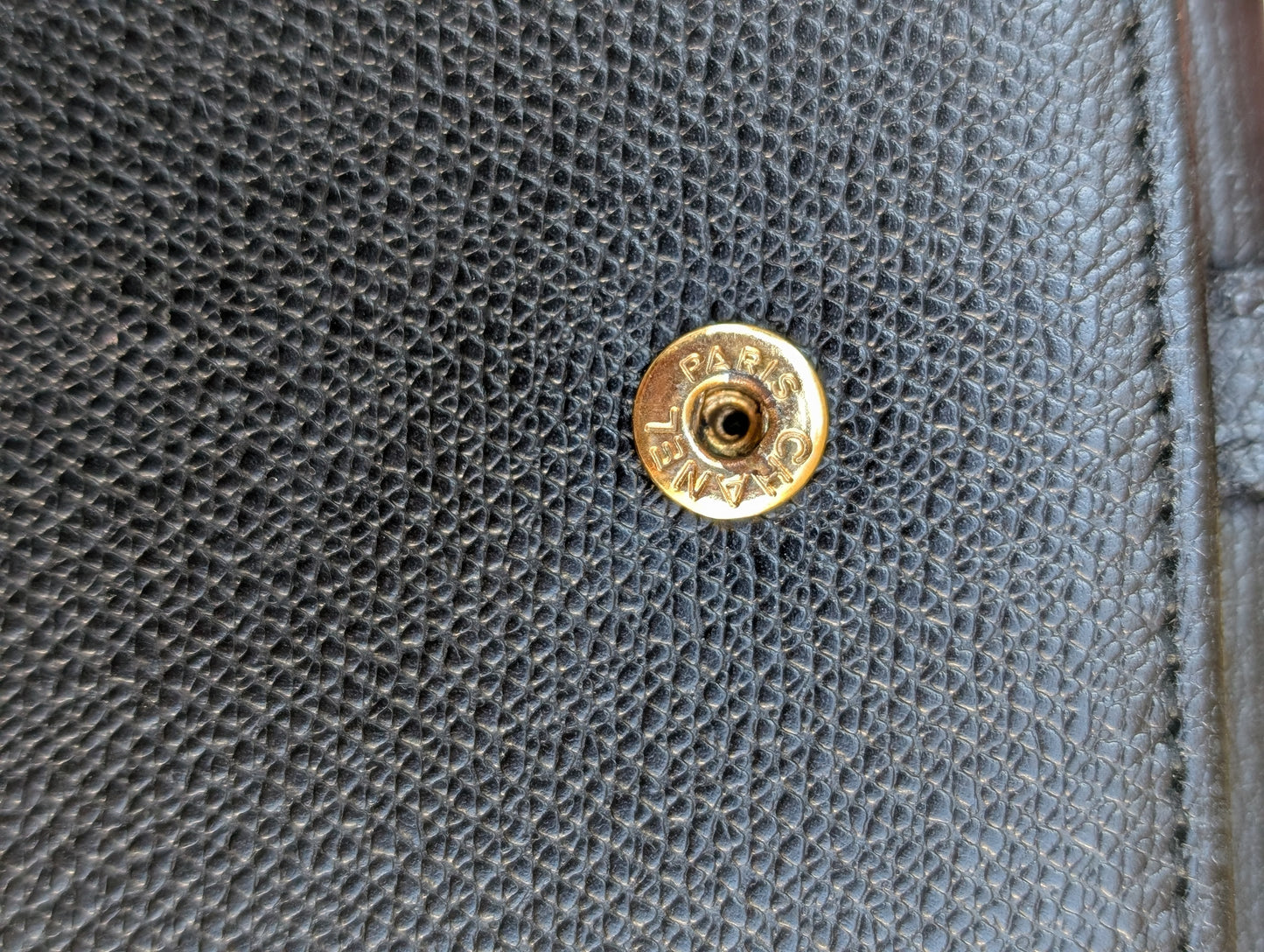 Chanel Button Long Wallet